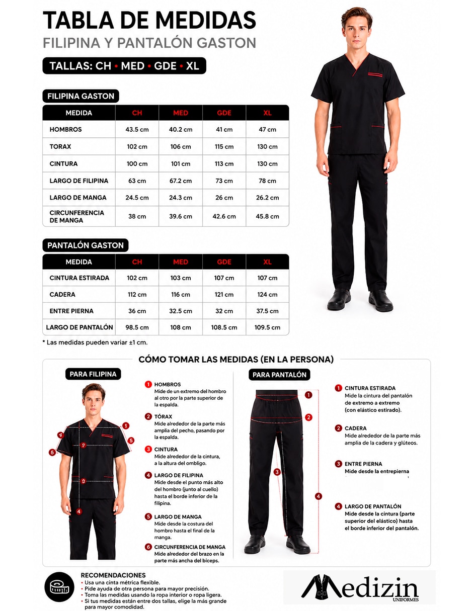 Pijama quirúrgica medizin uniformes estilo relajado para hombre