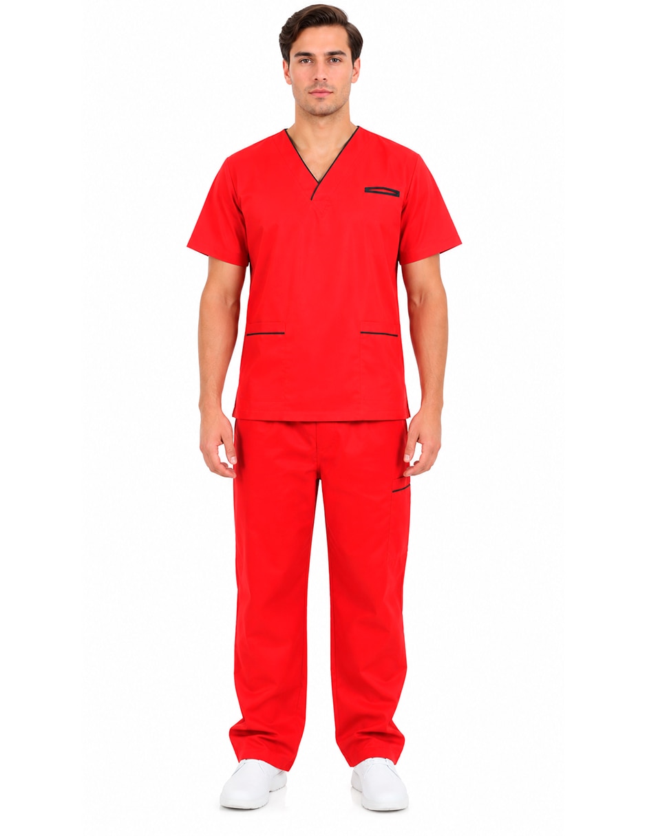 Pijama quirúrgica estilo relajado para hombre 1