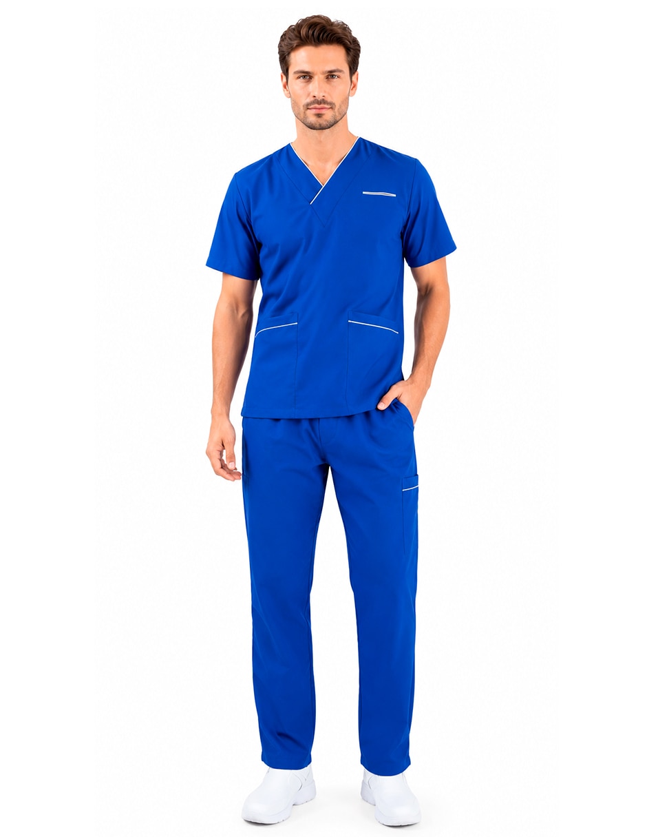 Pijama quirúrgica estilo relajado para hombre