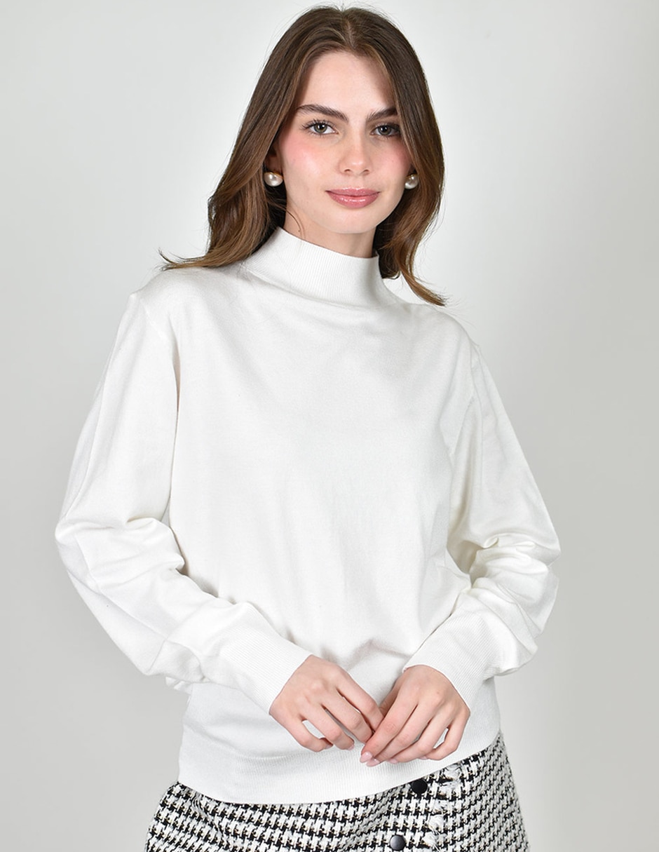 Blusa roman fashion manga larga para mujer