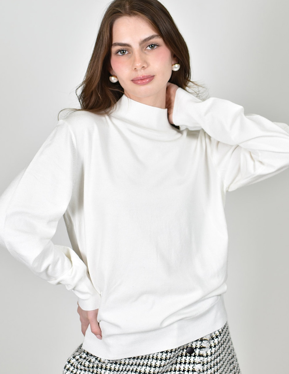 Blusa roman fashion manga larga para mujer