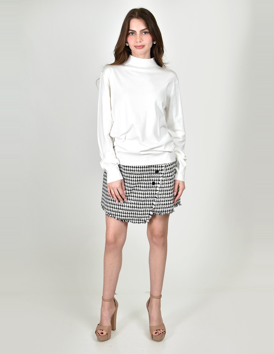 Blusa roman fashion manga larga para mujer