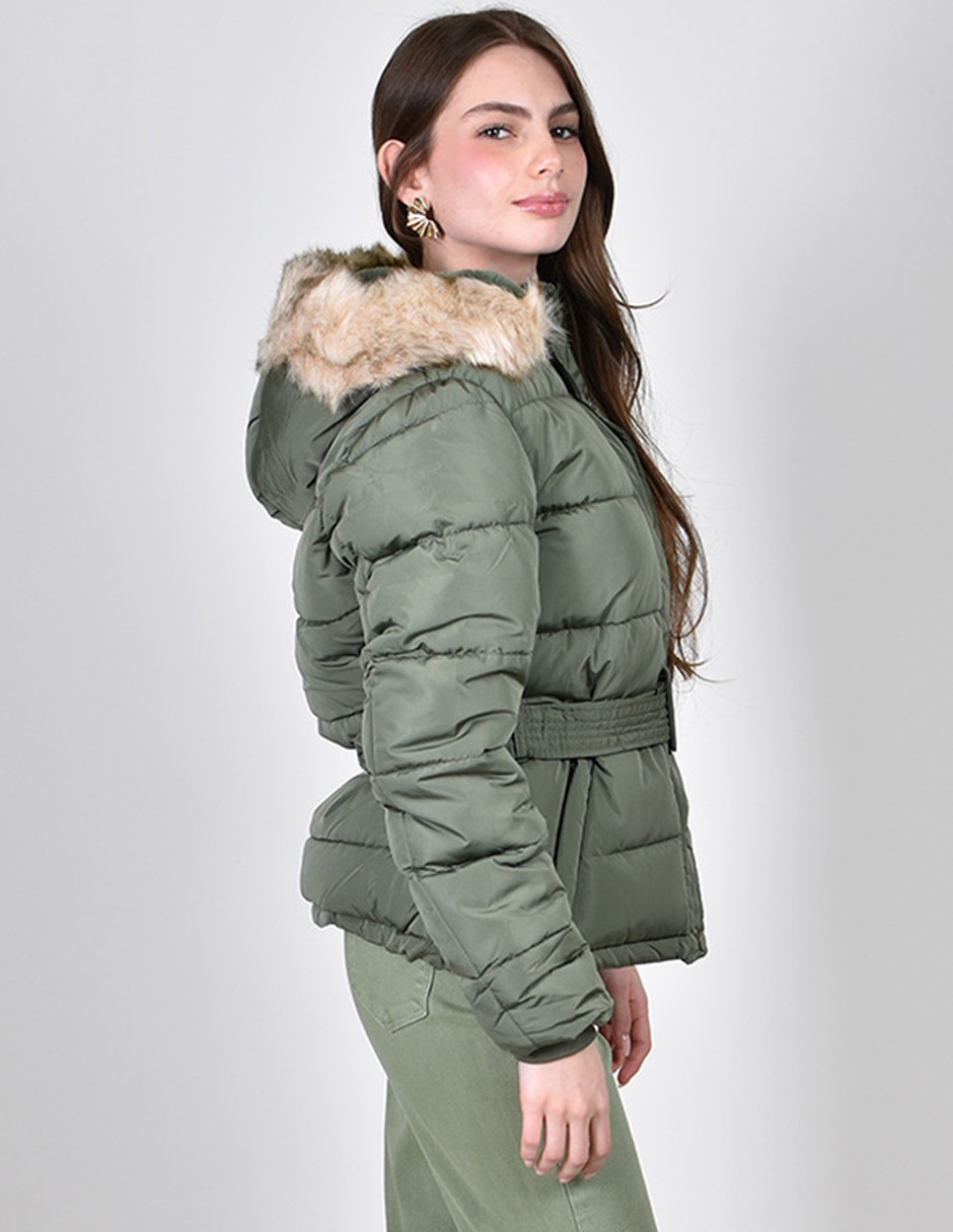 Chamarra acolchada roman fashion para mujer