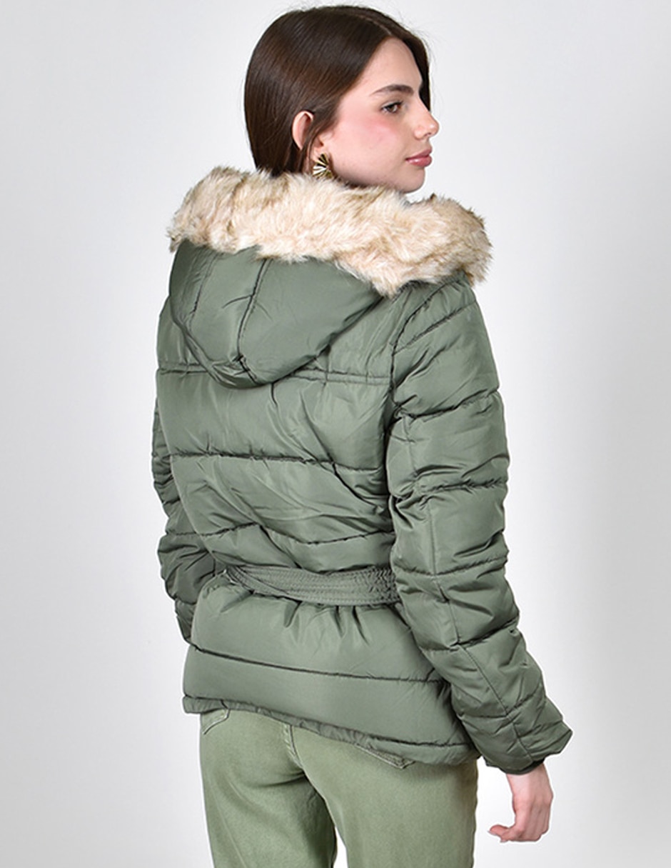 Chamarra acolchada roman fashion para mujer