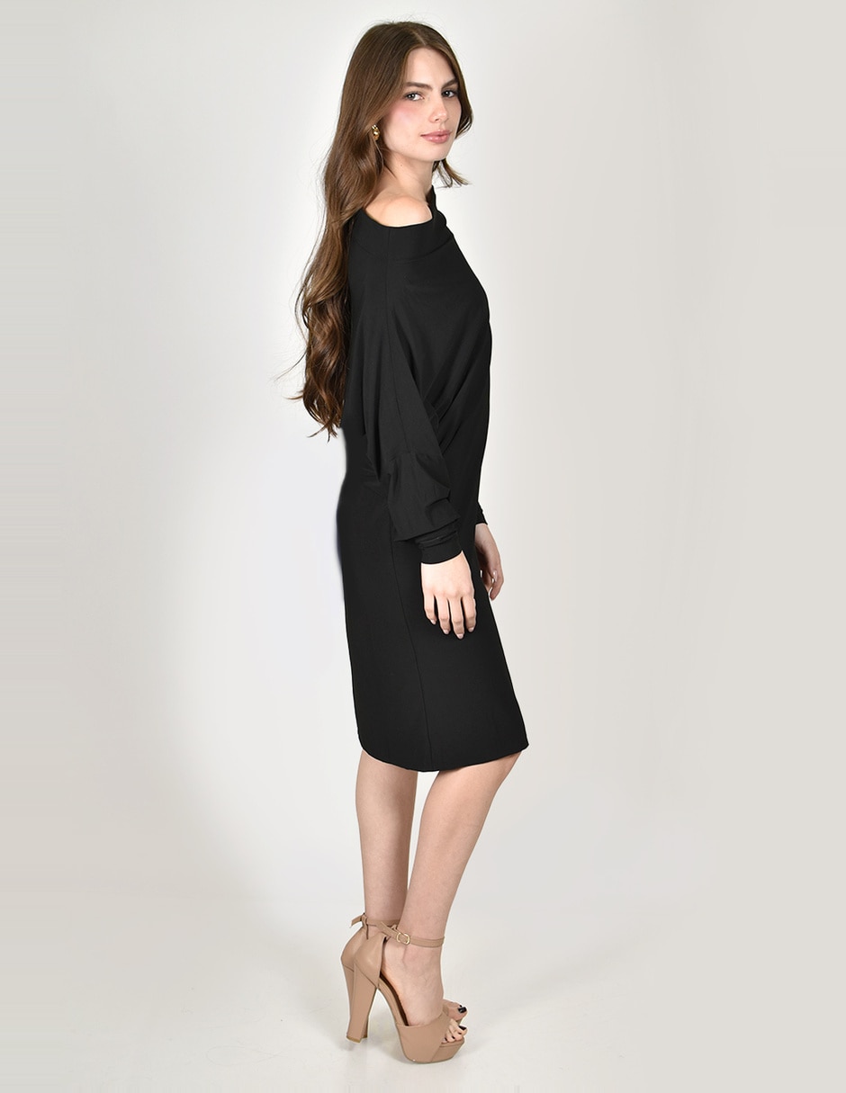 Vestido arriba rodilla casual para mujer 2