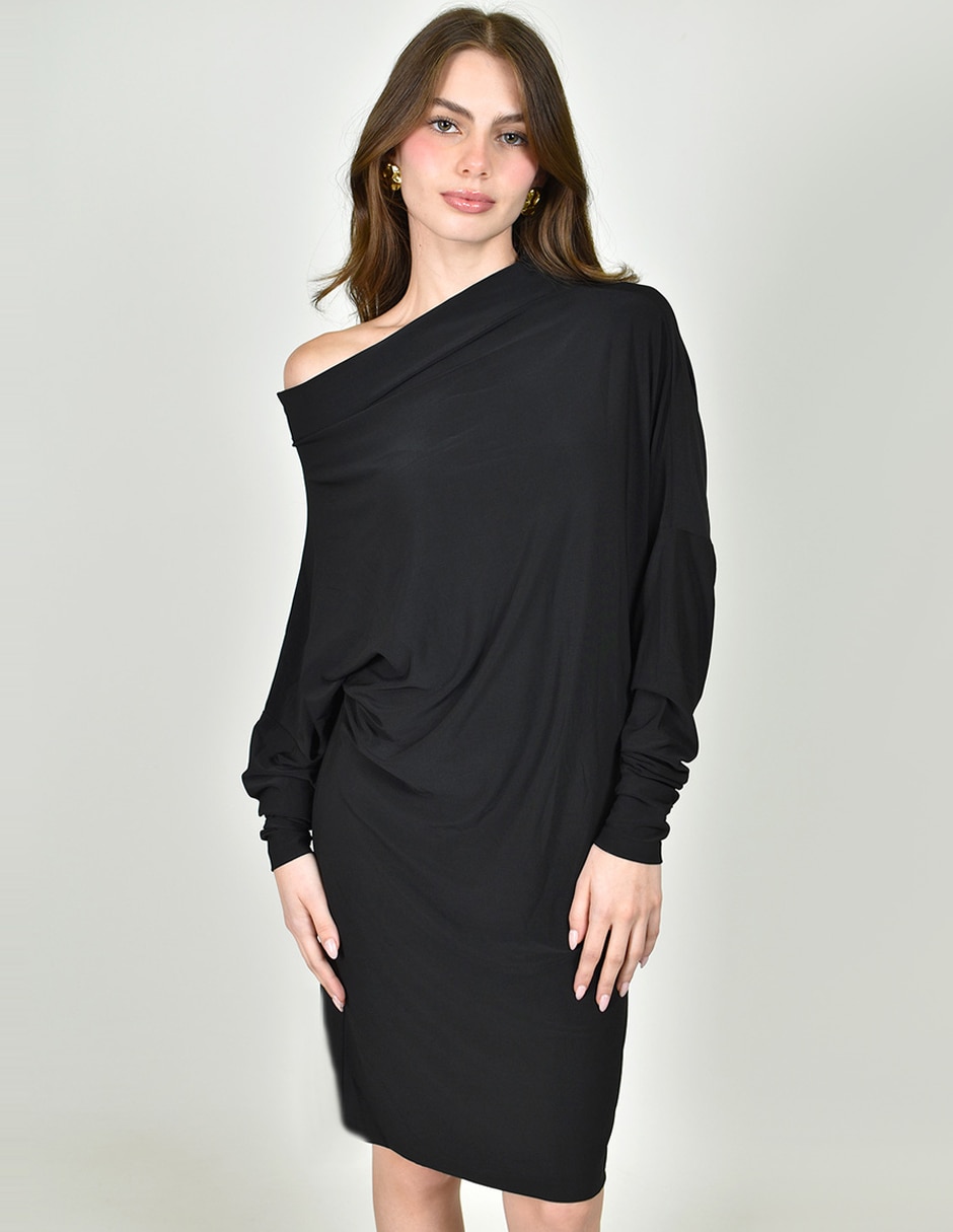Vestido arriba rodilla casual para mujer 3