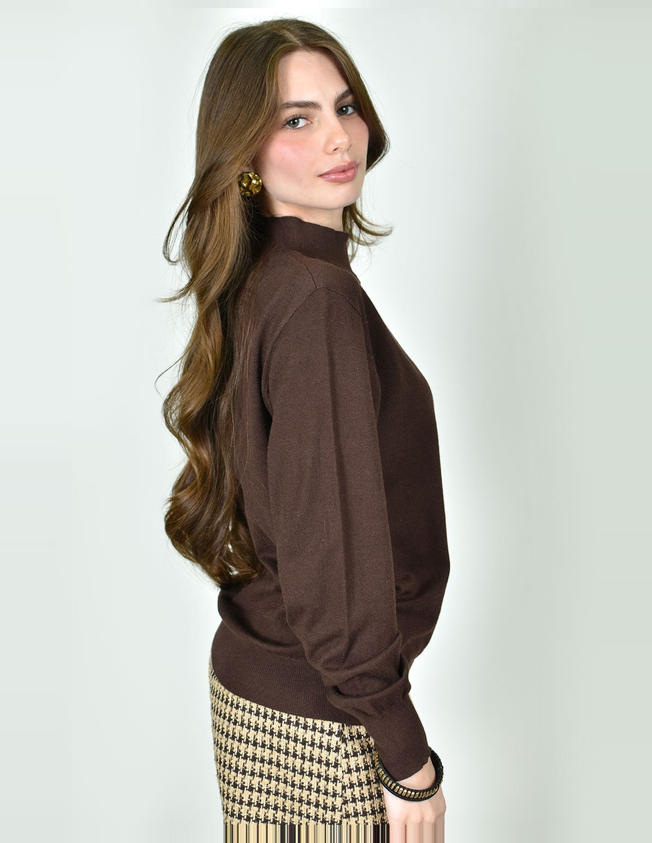 Blusa roman fashion manga larga para mujer