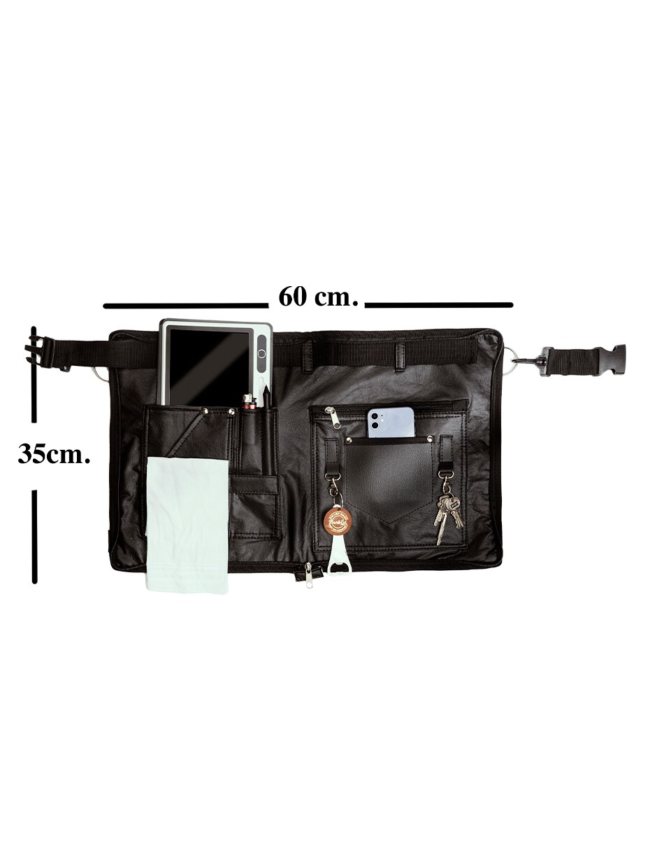 Mandil para barberia barbest medio mandil bag