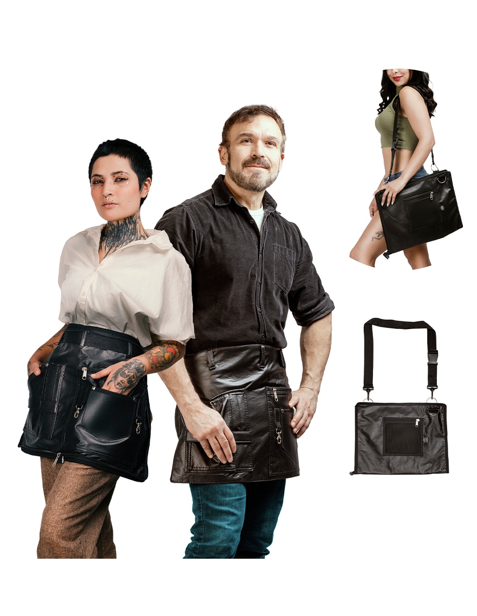 Mandil para barberia barbest medio mandil bag