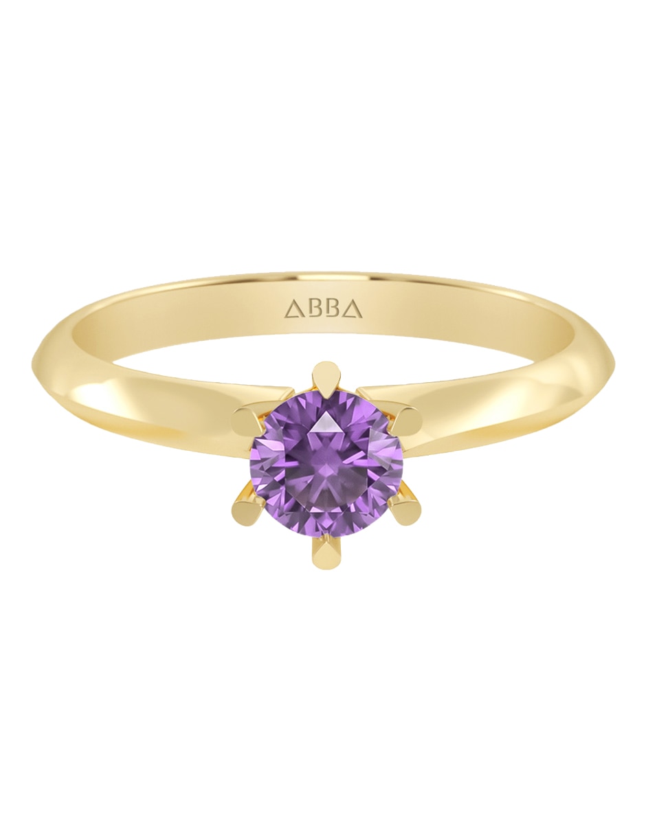 Anillo de compromiso de oro 10 k zirconia Anillo de compromiso de oro 10 k zirconia