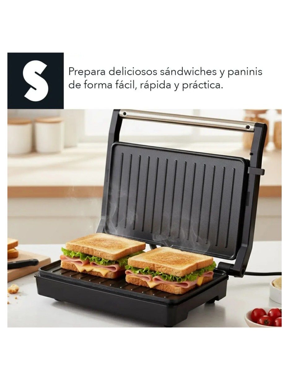Parrilla parrilla sandwichera de acero 2