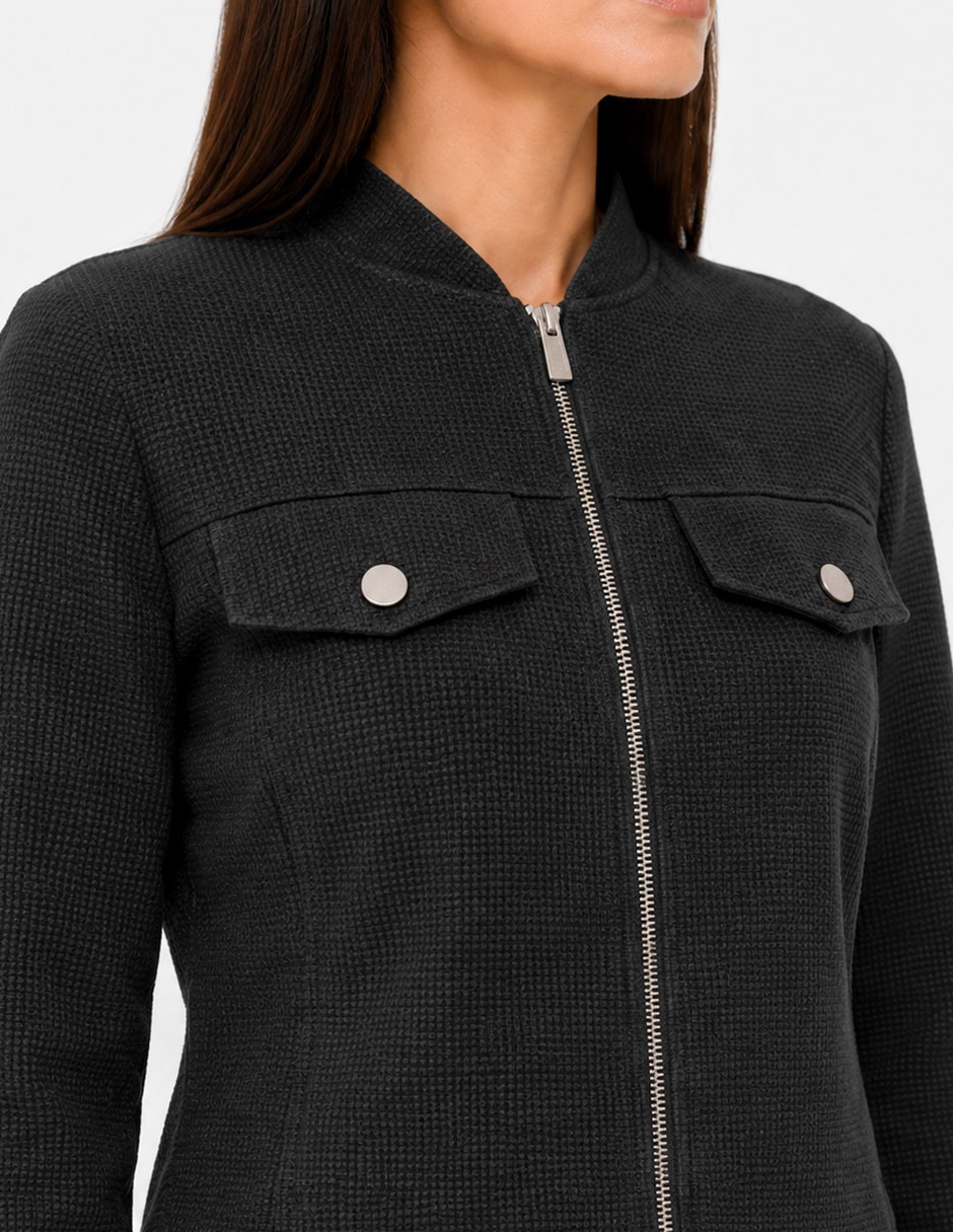 Chamarra casual de algodón para mujer 2