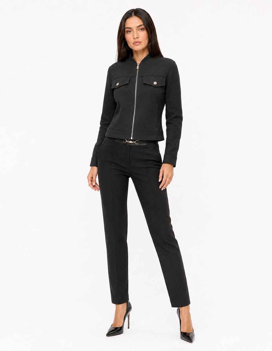 Chamarra casual de algodón para mujer 4