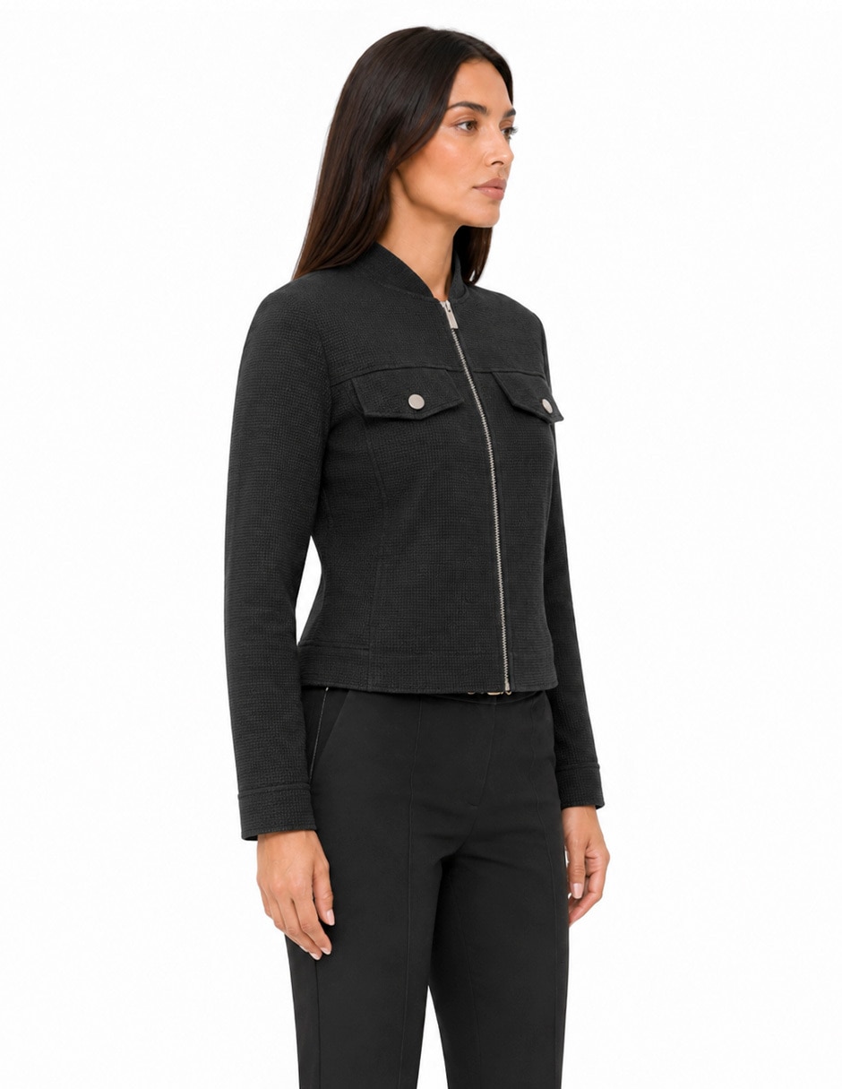 Chamarra casual de algodón para mujer 5