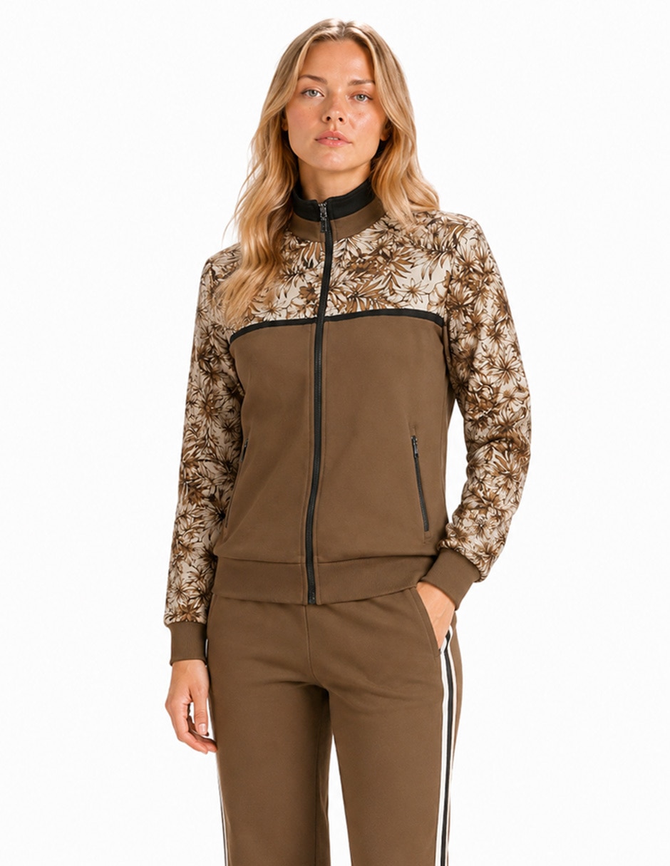 Chamarra bomber de algodón para mujer Chamarra bomber de algodón para mujer