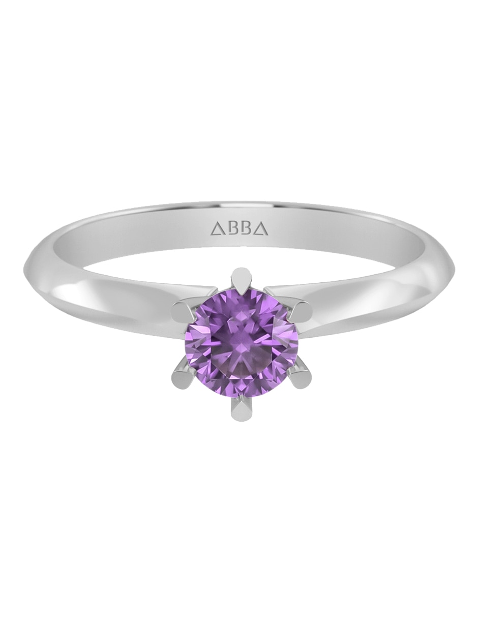 Anillo de compromiso de oro 14 k zirconia Anillo de compromiso de oro 14 k zirconia