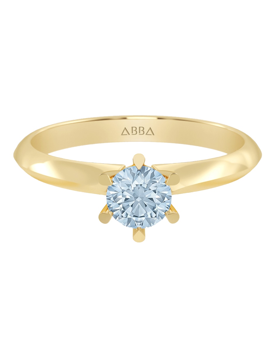 Anillo de compromiso de oro 10 k zirconia Anillo de compromiso de oro 10 k zirconia