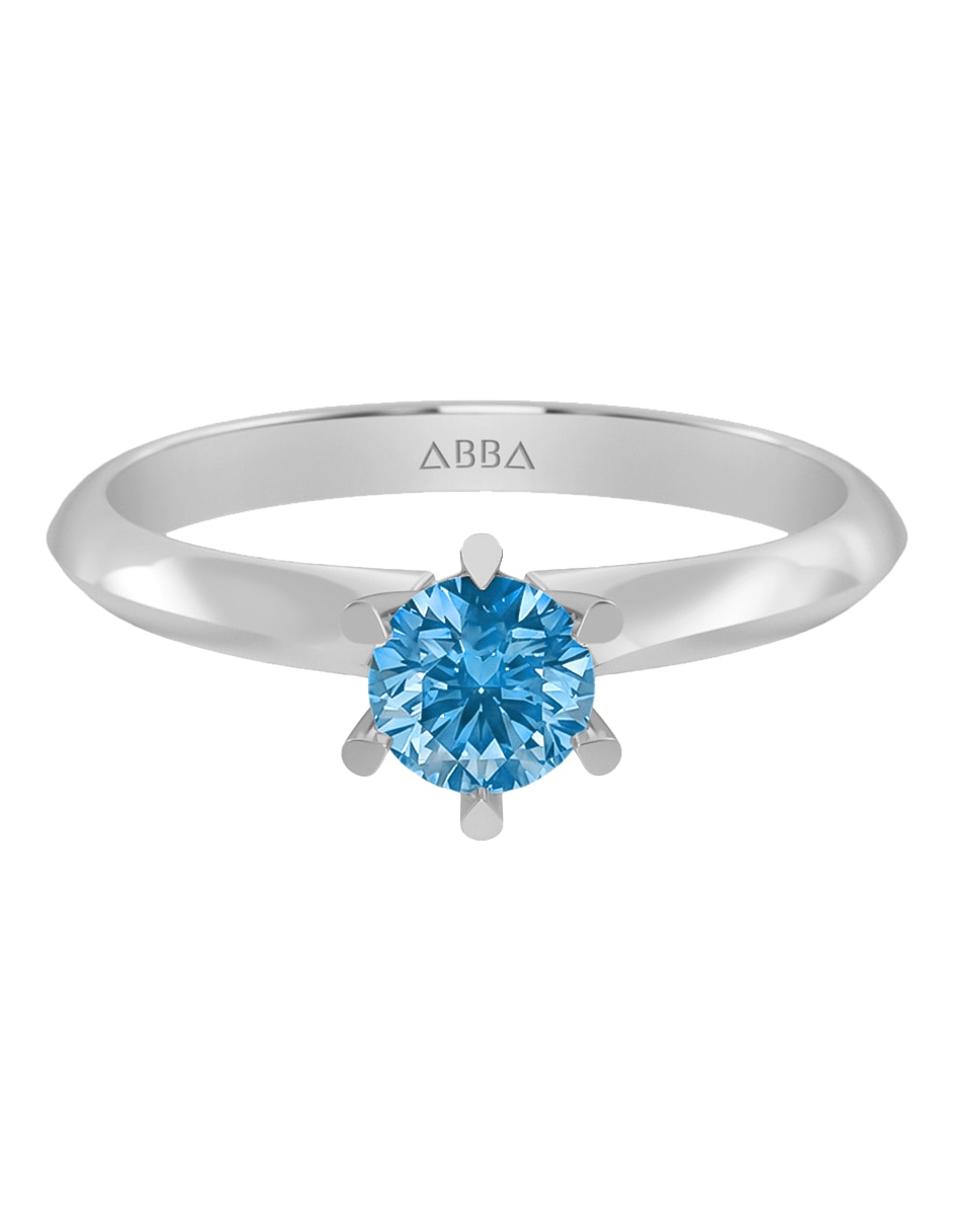 Anillo de compromiso de oro 14 k zirconia Anillo de compromiso de oro 14 k zirconia