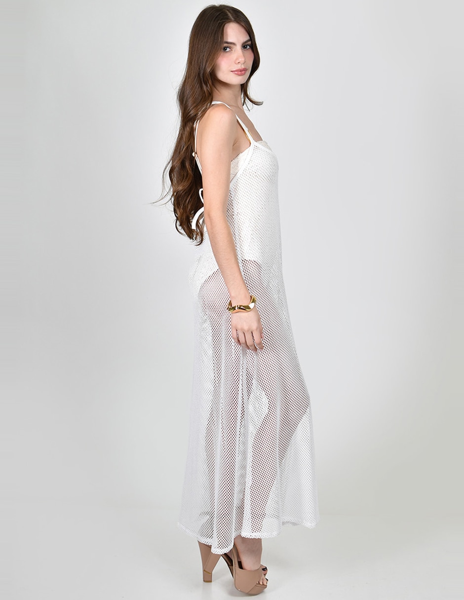 Vestido largo playa para mujer 2