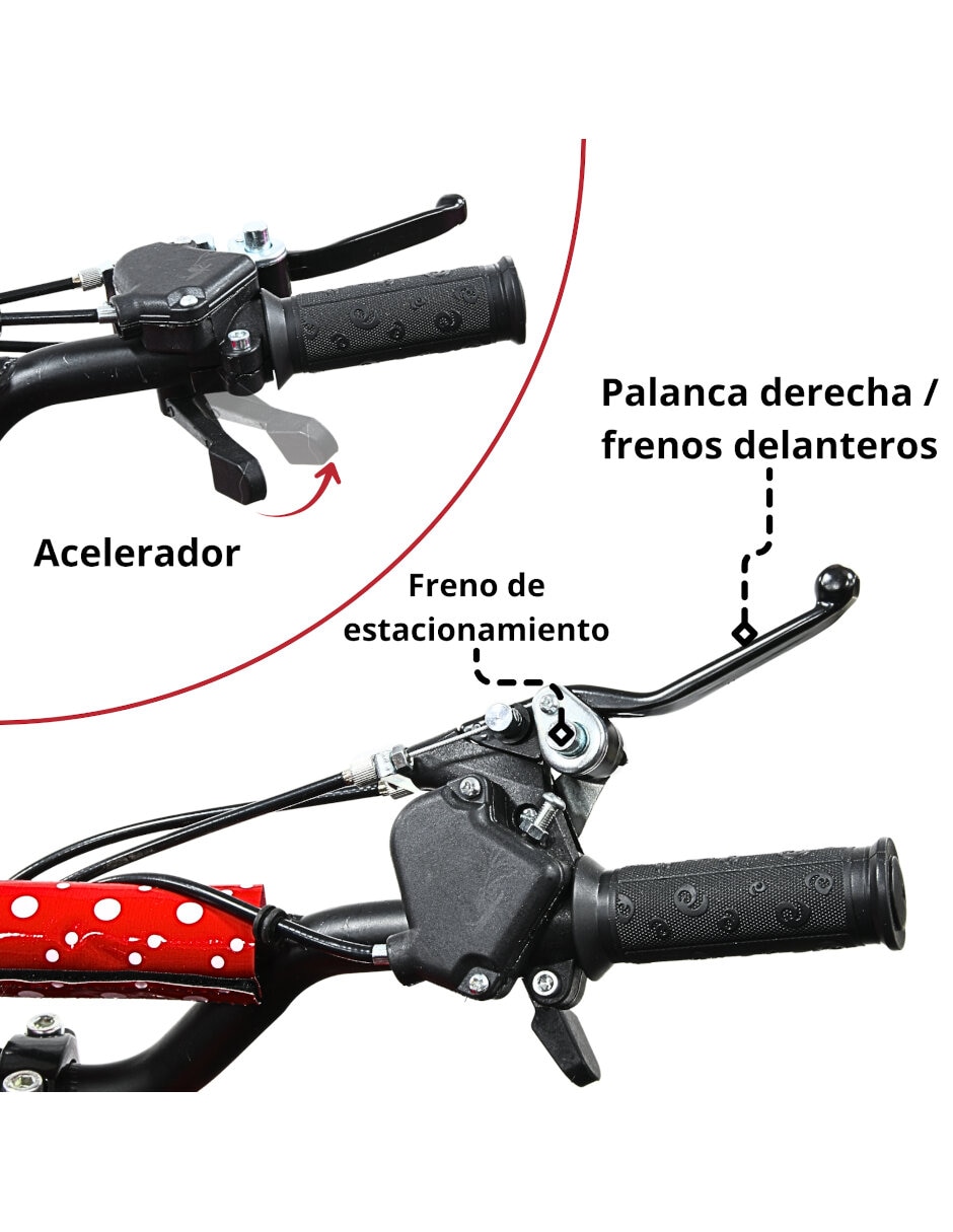 Montable con control remoto de combustible para infantil unisex 2