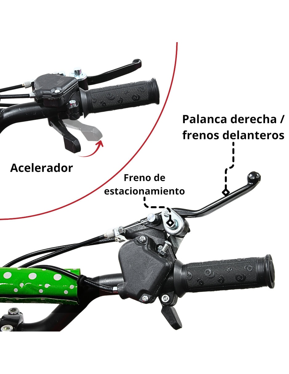 Montable con control remoto de combustible para infantil unisex 3