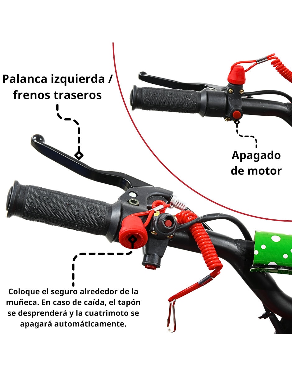Montable con control remoto de combustible para infantil unisex 8