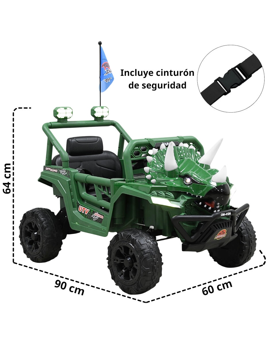 Montable con control remoto de batería para infantil unisex 8