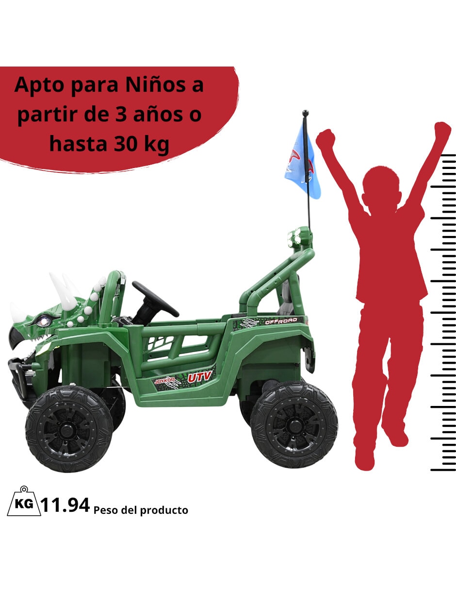 Montable con control remoto de batería para infantil unisex 2