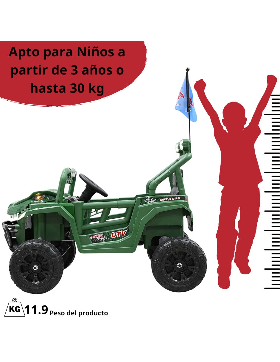 Montable con control remoto de batería para infantil unisex 3