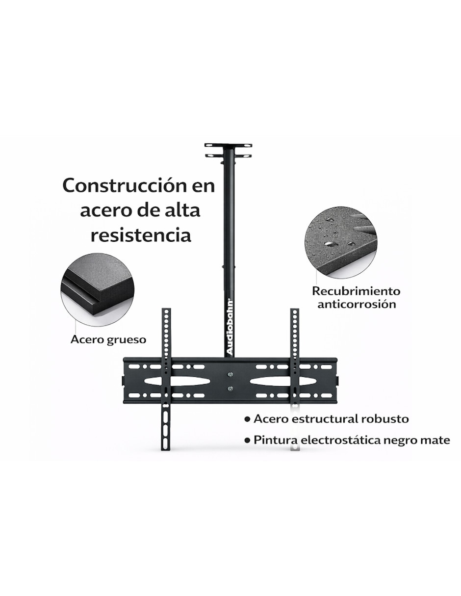 Soporte de techo audiobahn para pantalla inclinable 32 - 75 pulgadas
