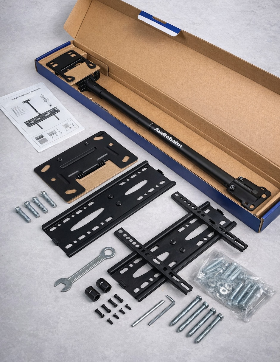 Soporte de techo audiobahn para pantalla inclinable 32 - 75 pulgadas
