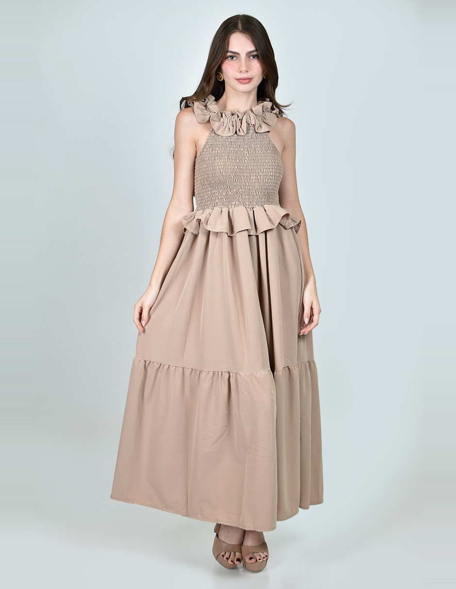 Vestido largo casual para mujer 4