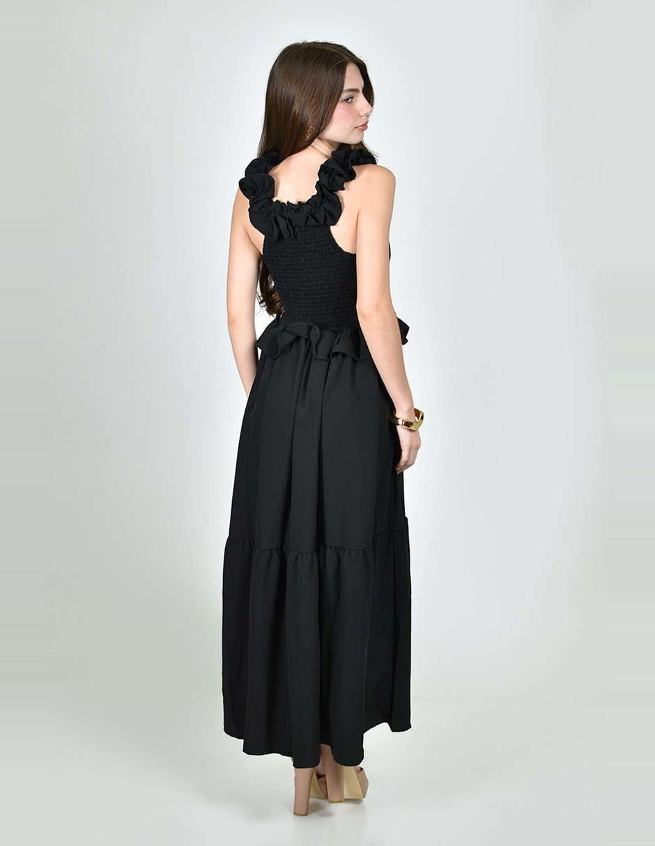 Vestido largo casual para mujer 4