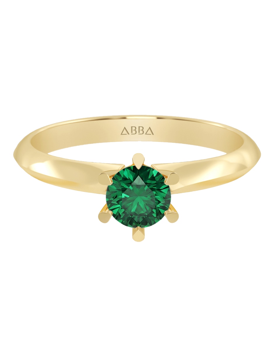 Anillo de compromiso de oro 10 k zirconia Anillo de compromiso de oro 10 k zirconia