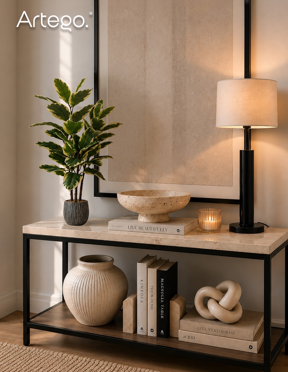 Planta ficus artificial tierra real style oak ficus variegata 5