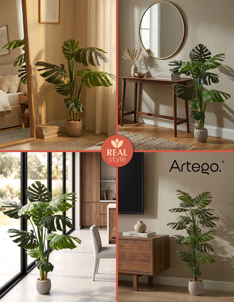 Planta monstera artificial tortu real style monstera tortuga 3