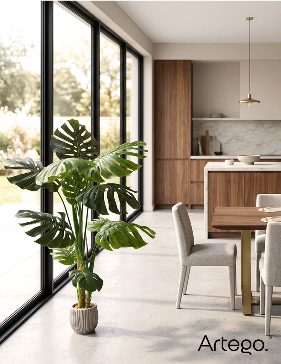 Planta monstera artificial tortu real style monstera tortuga 4