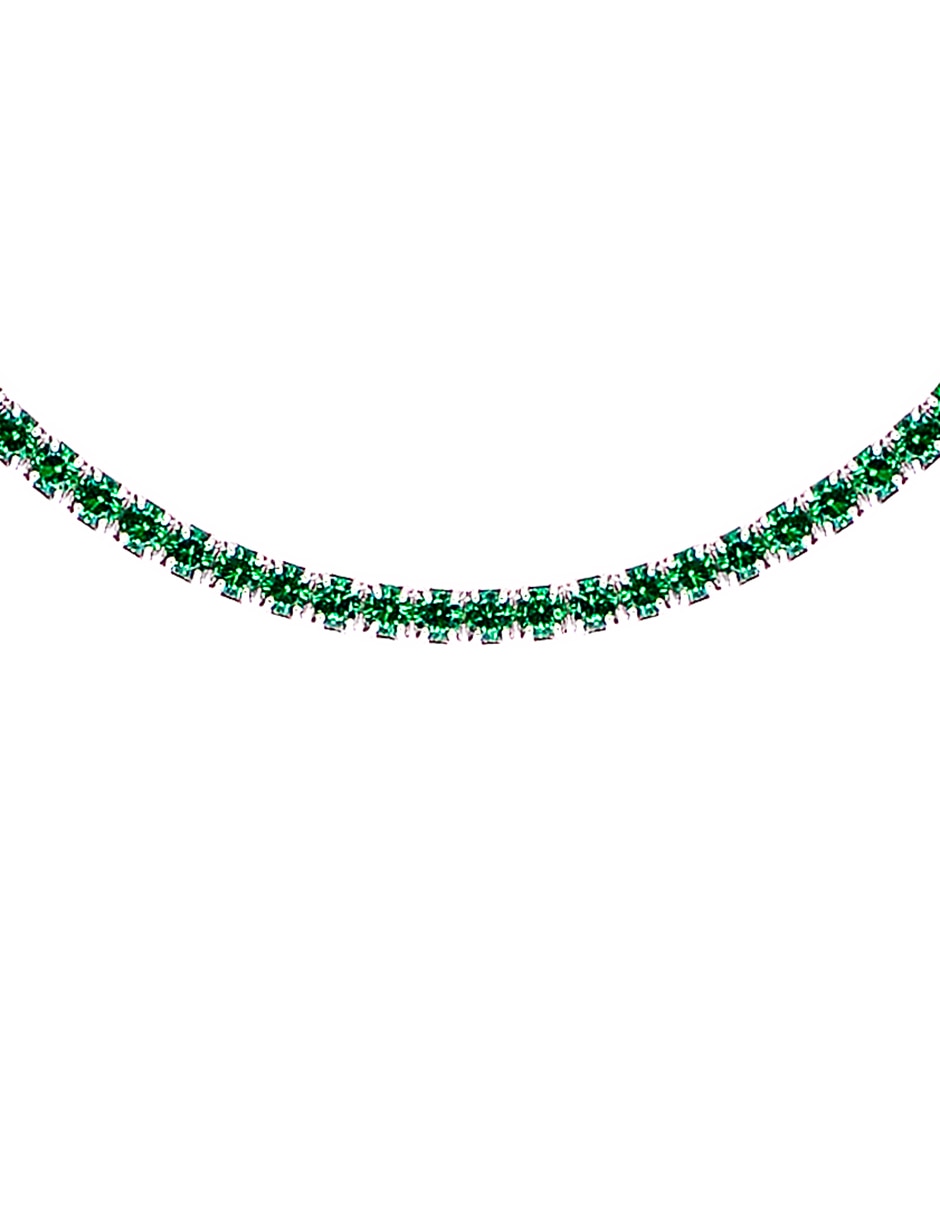 Pulsera de plata con esmeralda p 925 2