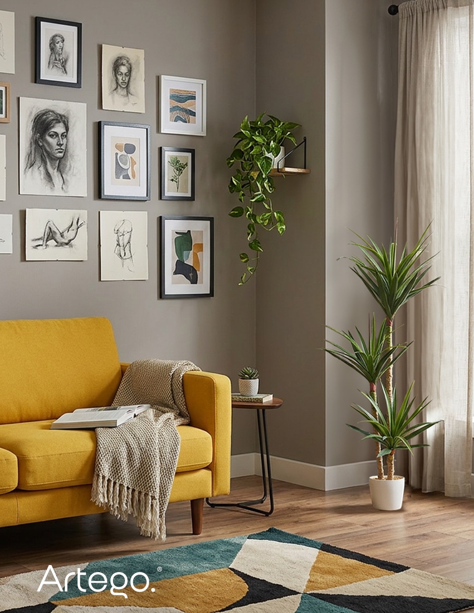 Planta palo de brasil artificial margi real style dracaena palo de brasil