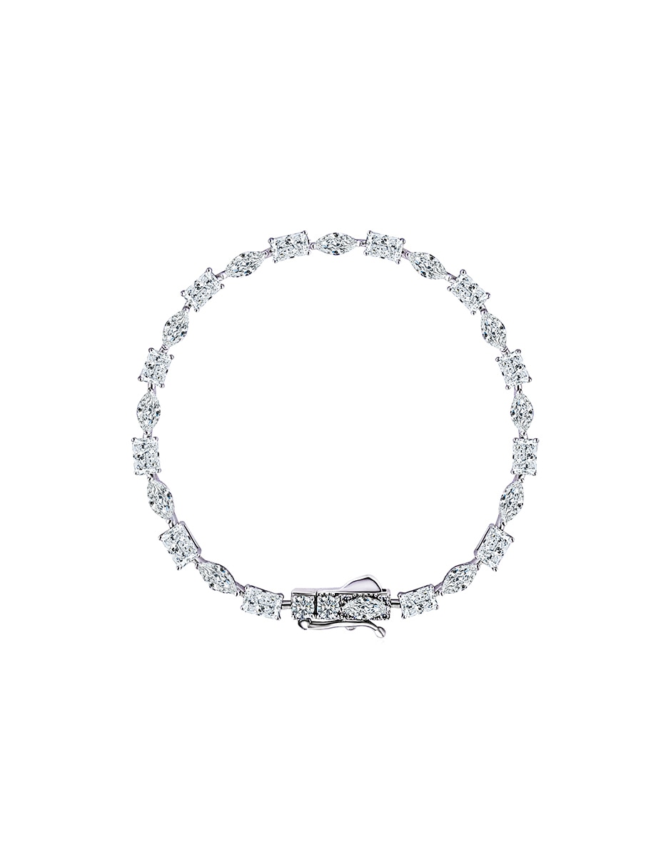 Pulsera de plata con zirconia p 925 Pulsera de plata con zirconia p 925