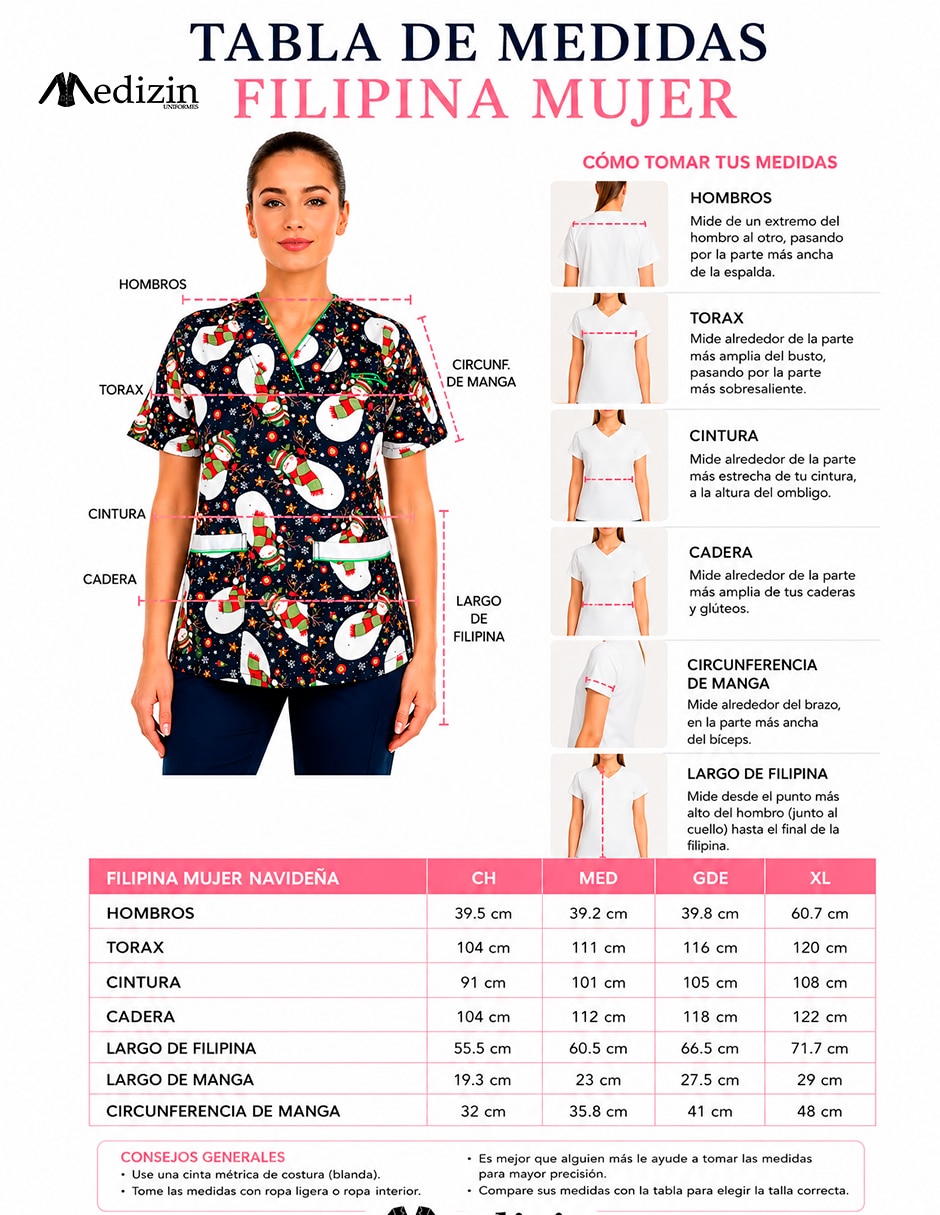 Filipina quirúrgica medizin uniformes para mujer