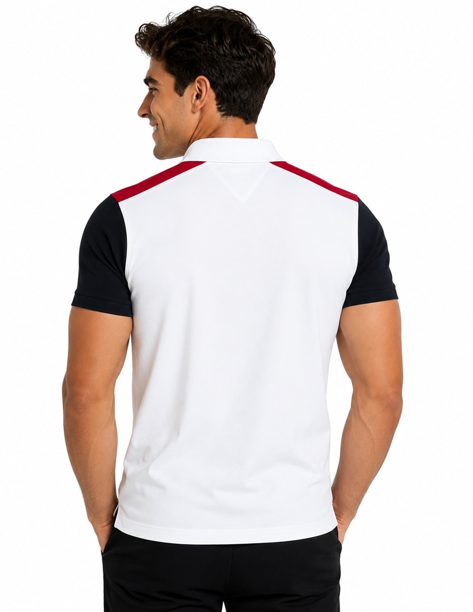 Playera mw0mw40291-ybl cuello polo para hombre 4