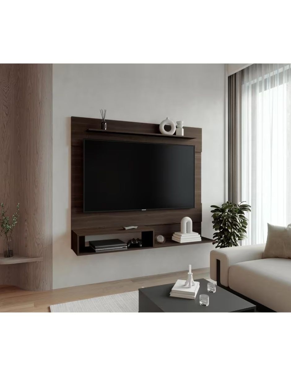 Mueble flotante para tv de aglomerado y mdf