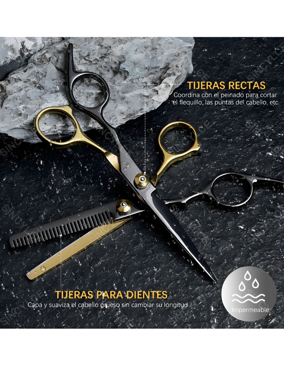 Tijeras para peluquería punta redonda y puntiaguda xtllar2923 5