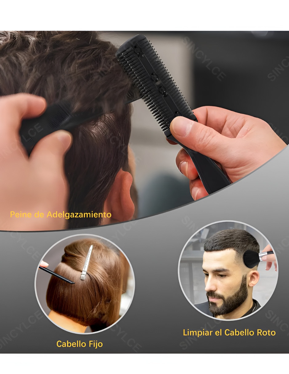 Tijeras para peluquería punta redonda y puntiaguda xtllar2923 4