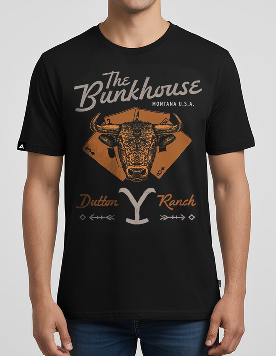 Playera yellowstone cuello redondo para hombre 2