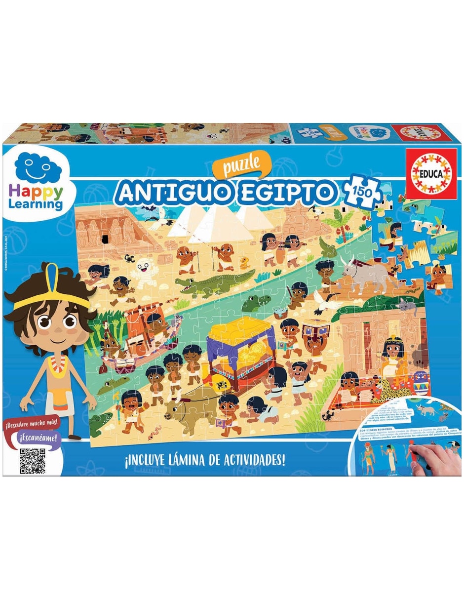 Rompecabezas el cairo egipto antiguo egipto happy learning 150 piezas Rompecabezas el cairo egipto antiguo egipto happy learning 150 piezas