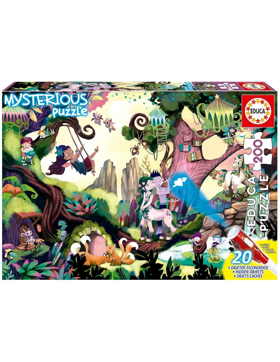 Rompecabezas bosque mágico mysterious bosque mágico 200 piezas Rompecabezas bosque mágico mysterious bosque mágico 200 piezas