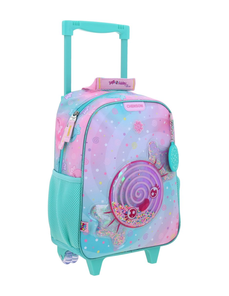 Mochila con ruedas escolar happy girl dolce para niña 6
