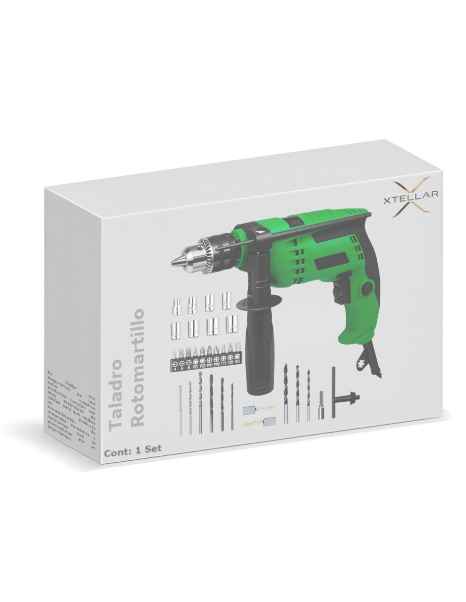 Taladro y atornillador xtllar2907 de 110-120 v 3